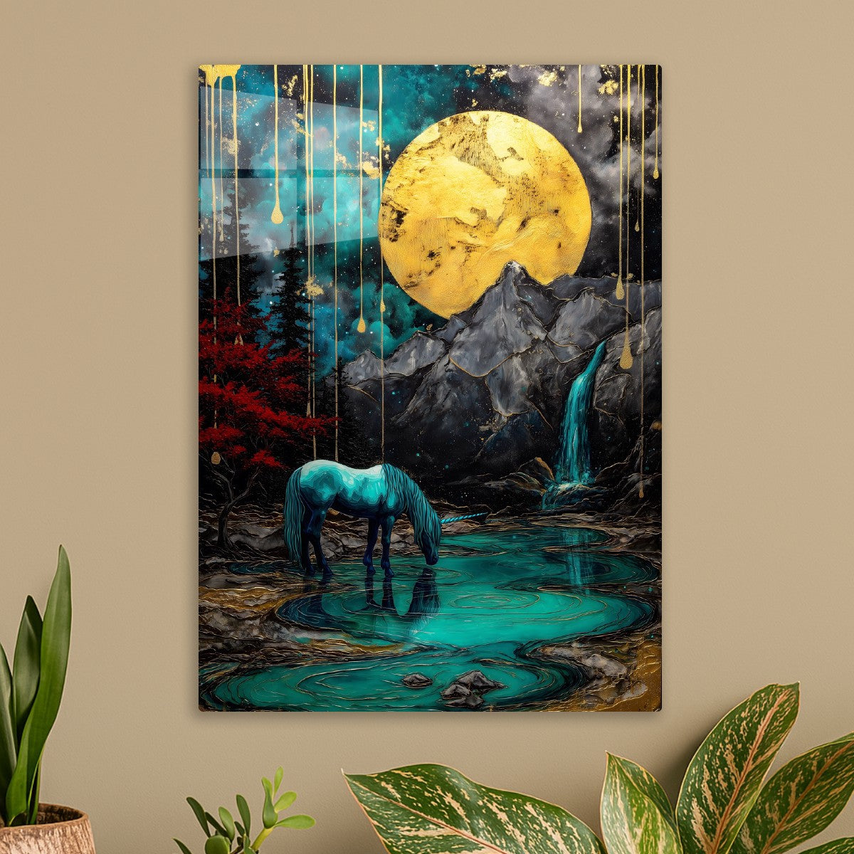 Moonlit Unicorn Oasis