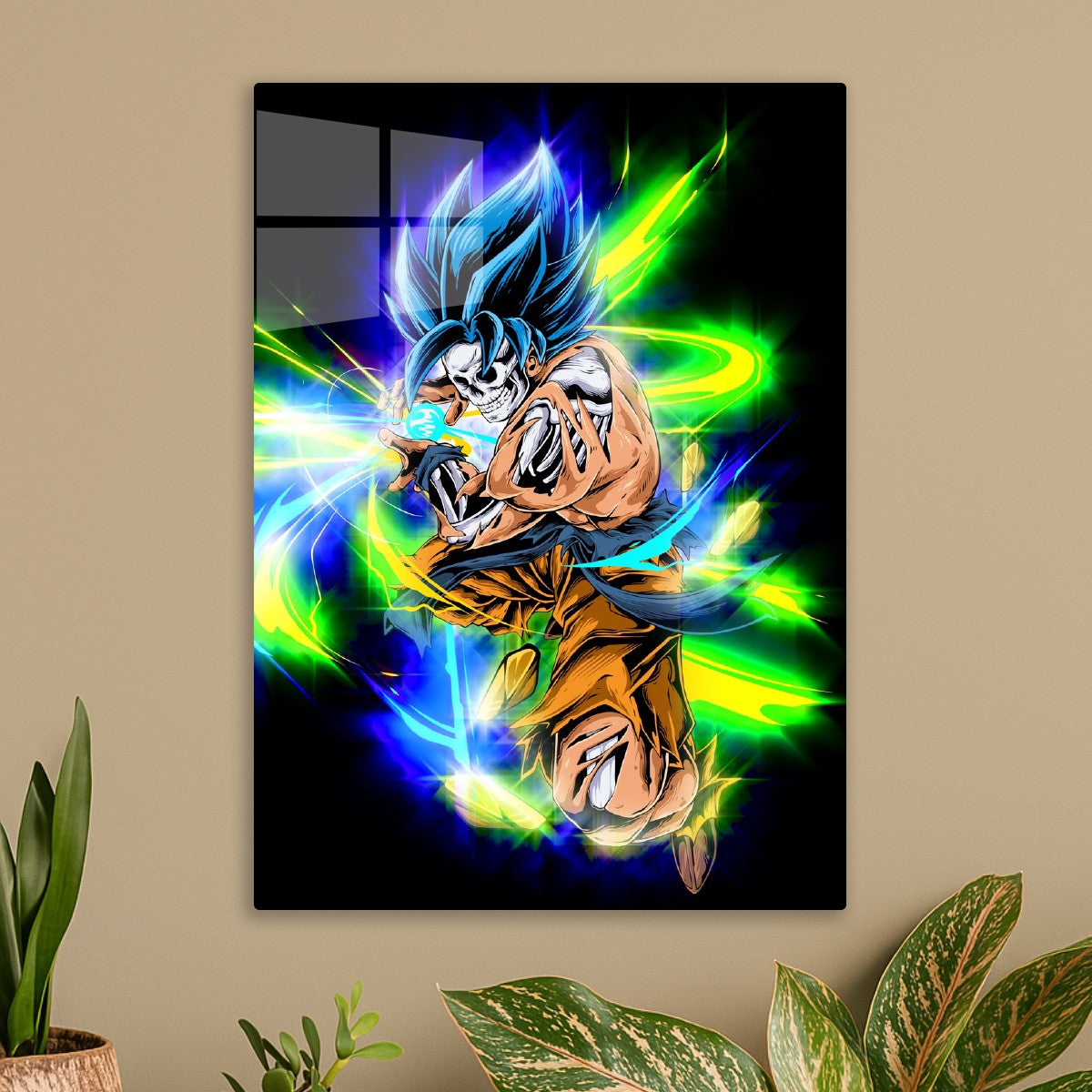 skeleton son goku