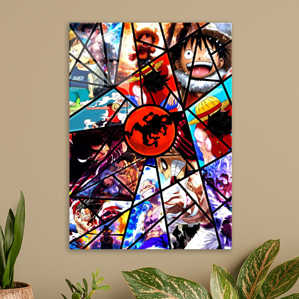 luffy all gear glass