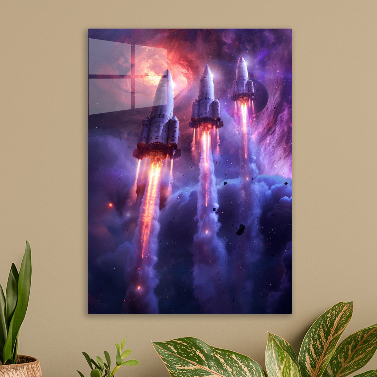 Spaceships on a mission