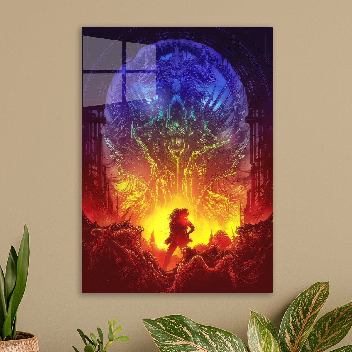 Fantasy Battle With Alien Demon