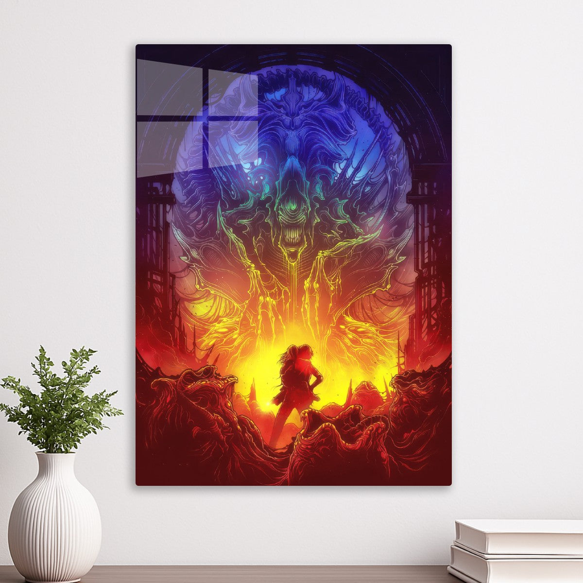 Fantasy Battle With Alien Demon