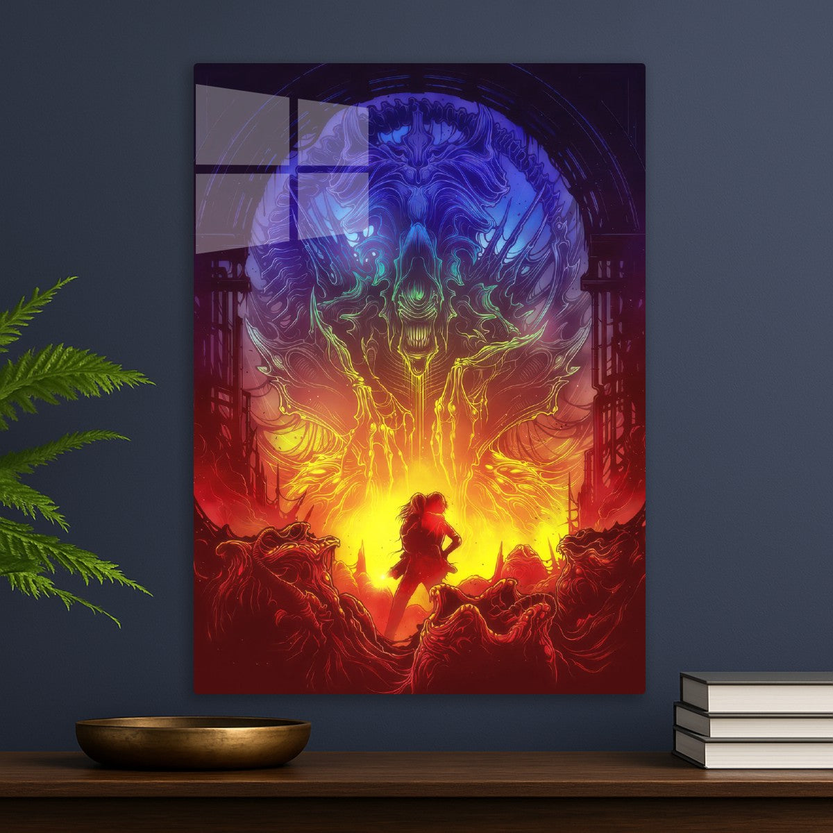 Fantasy Battle With Alien Demon