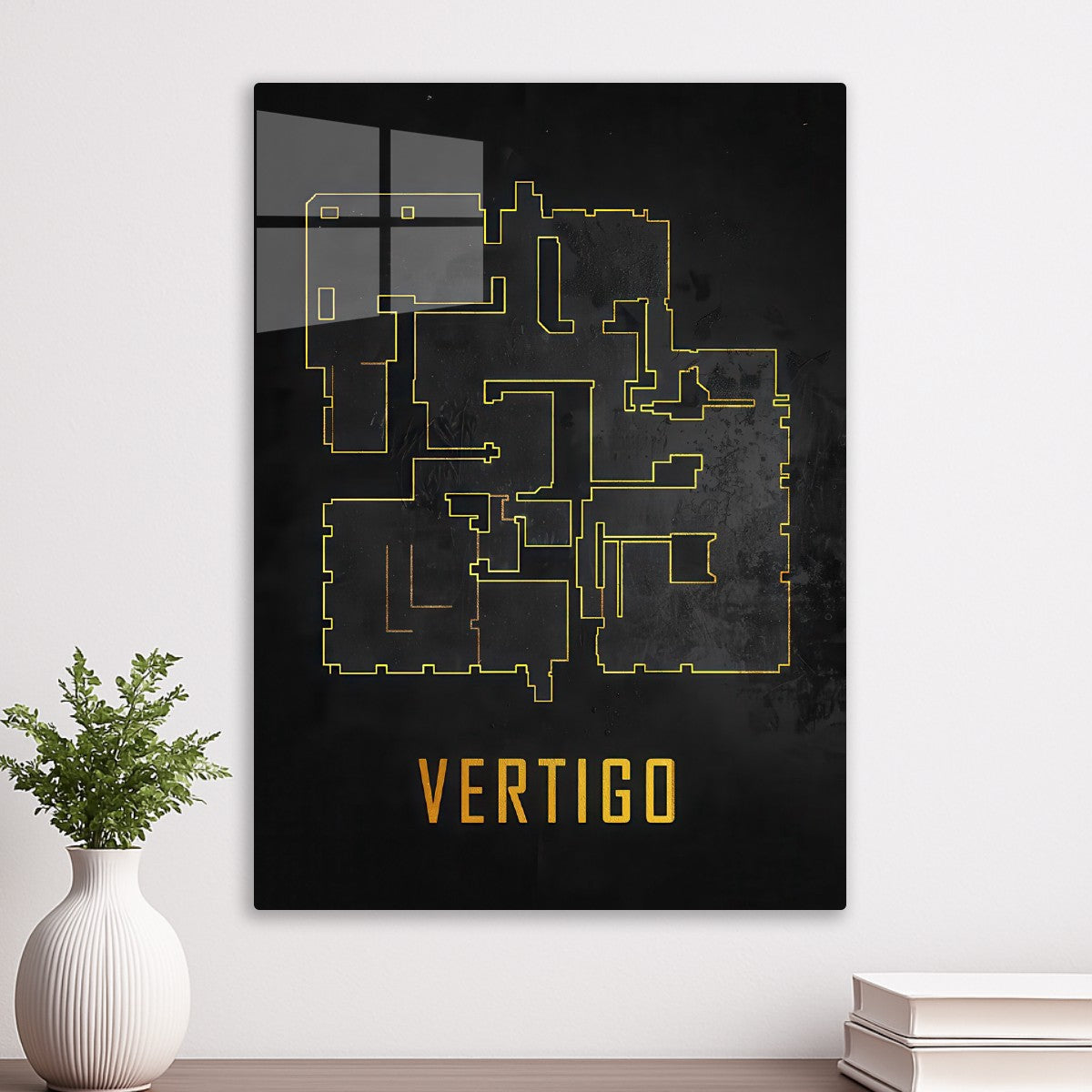 VERTIGO Map Black And Gold