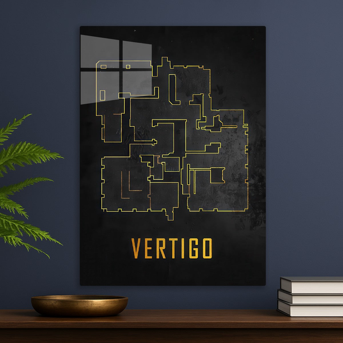 VERTIGO Map Black And Gold