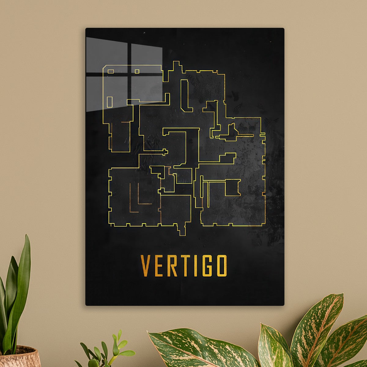 VERTIGO Map Black And Gold