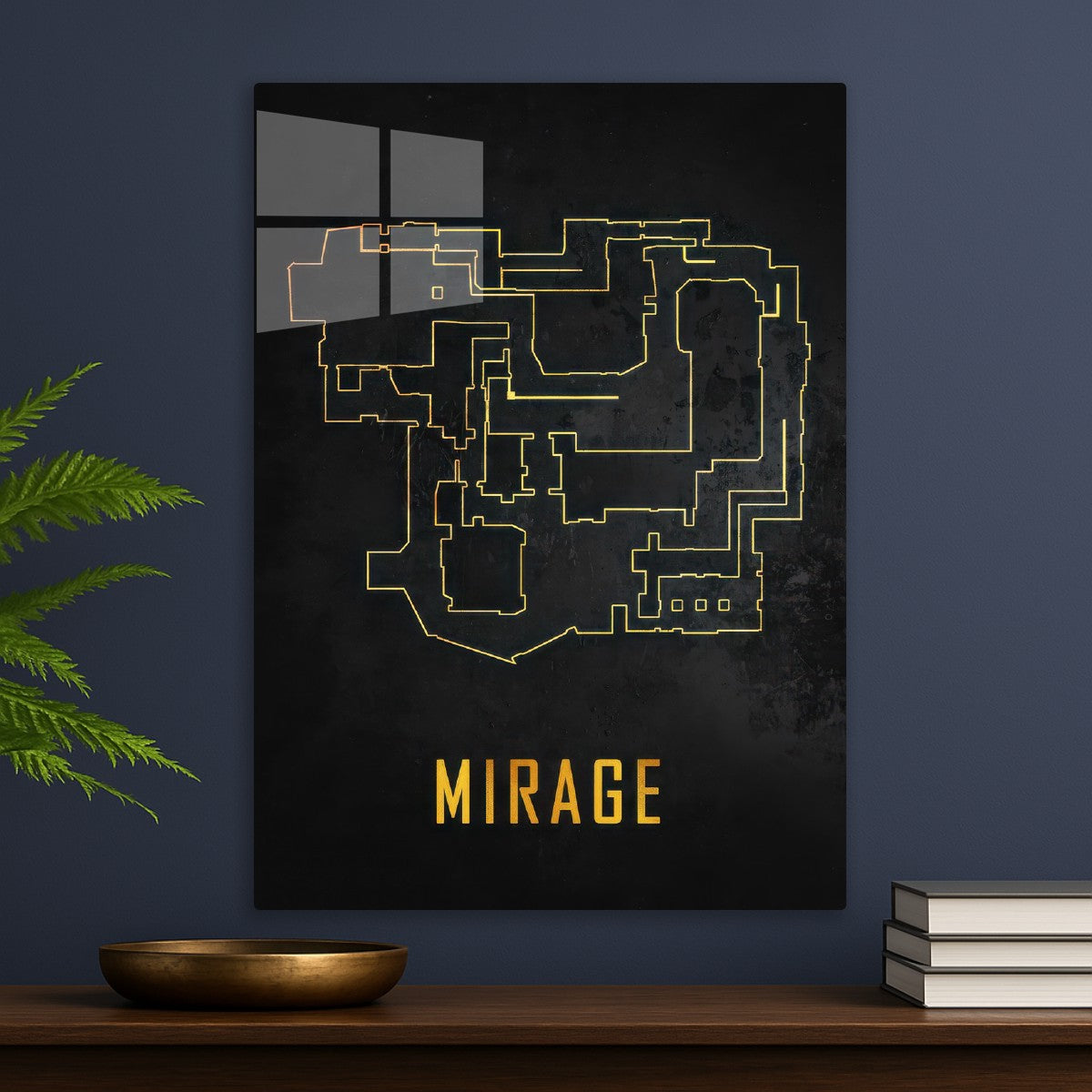 MIRAGE Map Black And Gold
