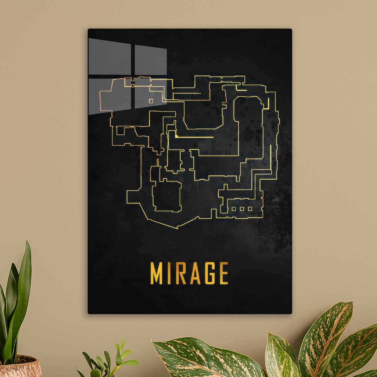 MIRAGE Map Black And Gold