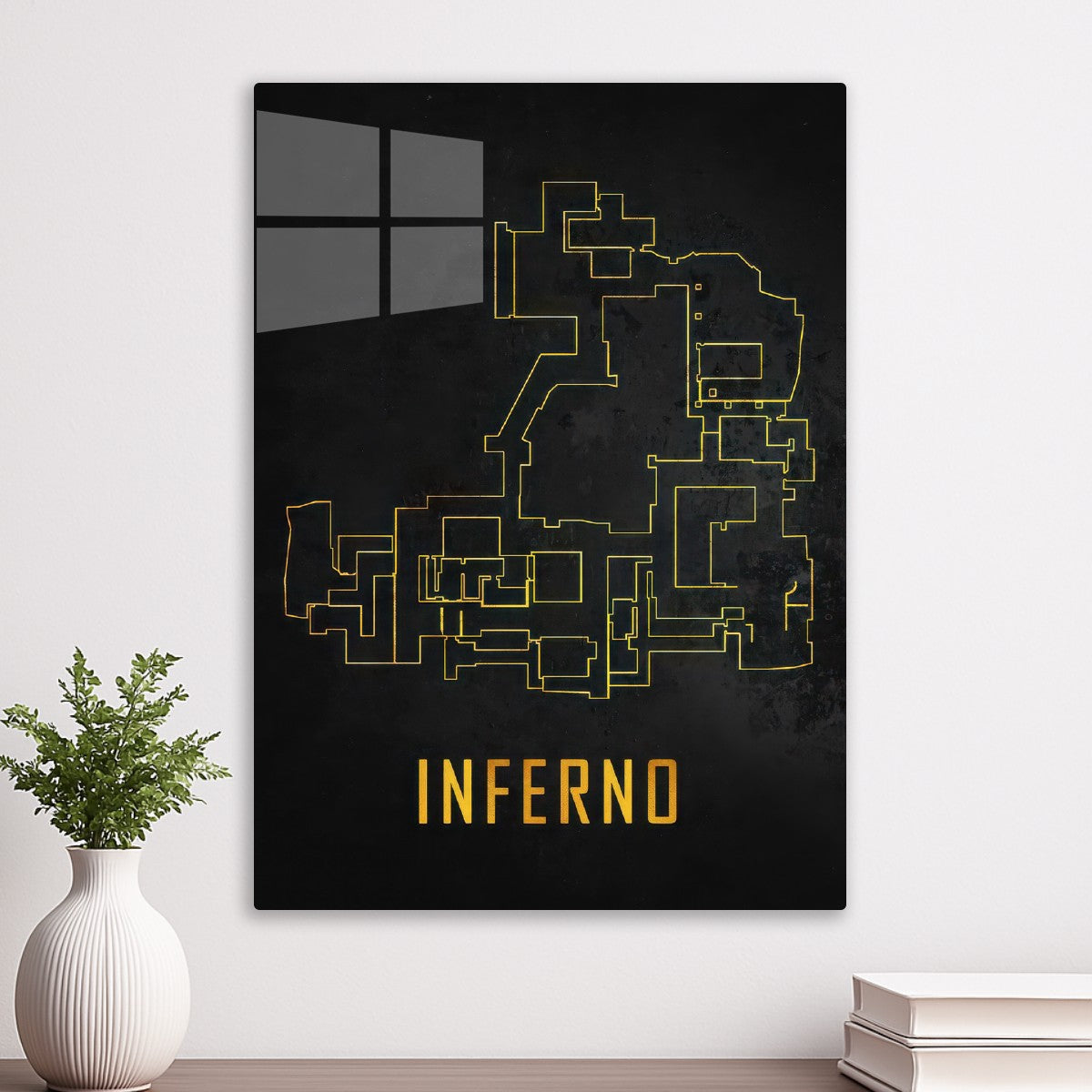 INFERNO Map Black And Gold