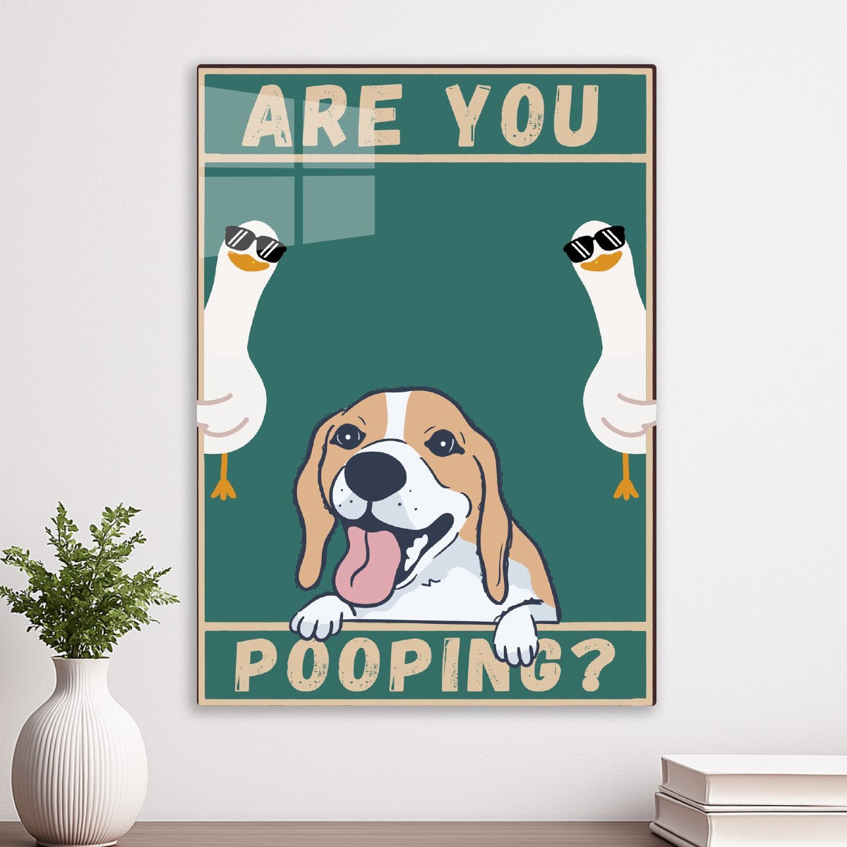 Dog and Duck are you pooping?