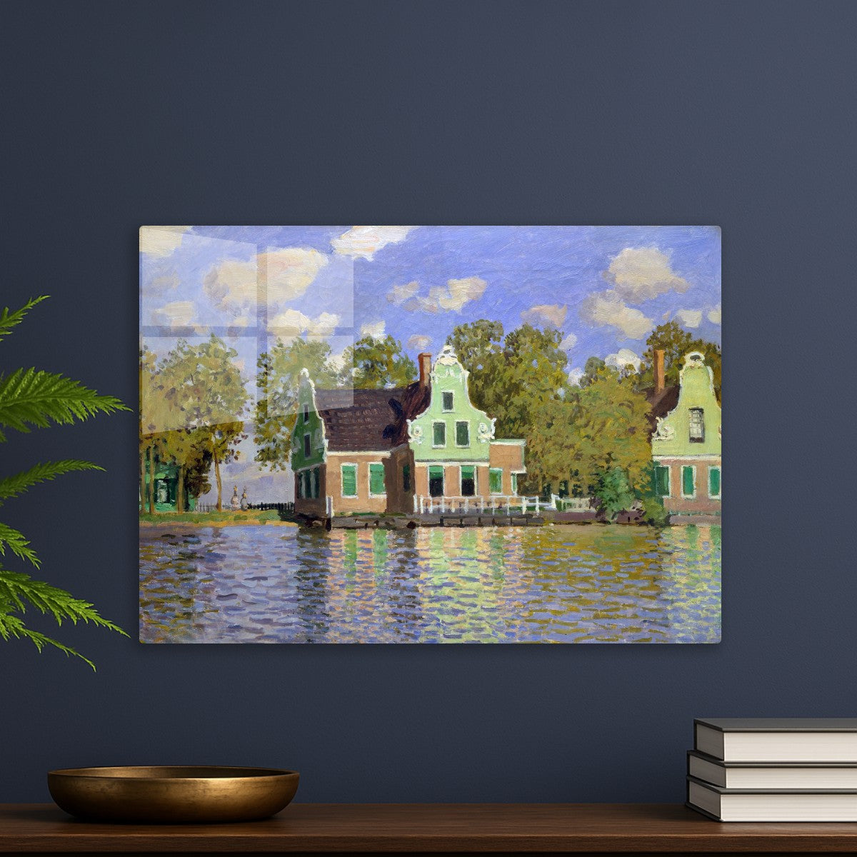 Houses on the Achterzaan, Claude Monet