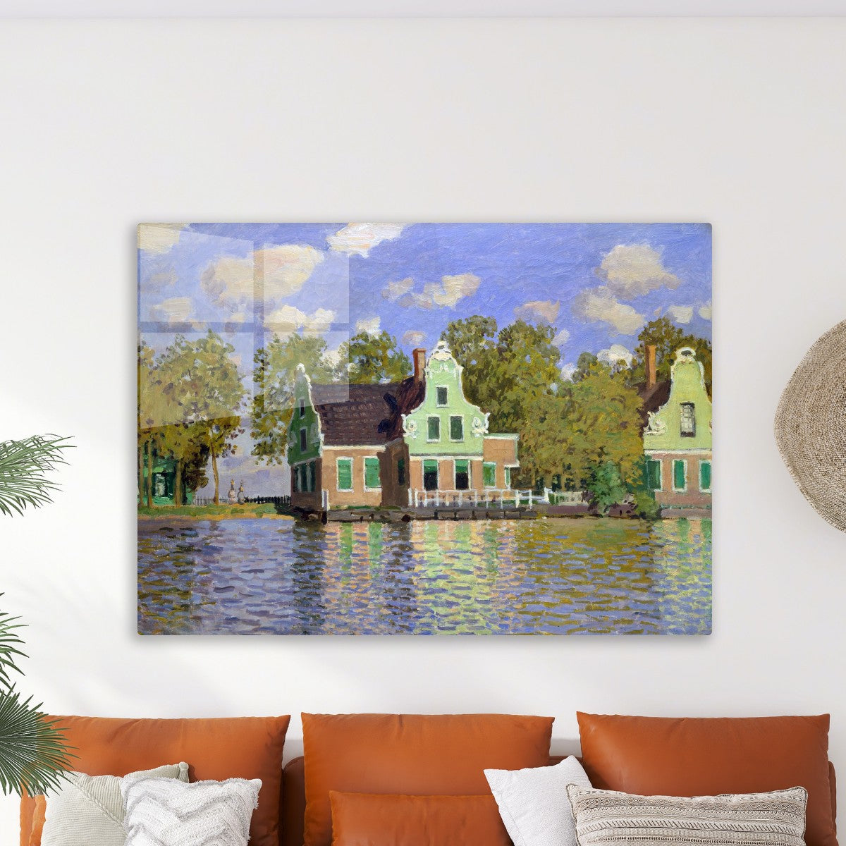 Houses on the Achterzaan, Claude Monet