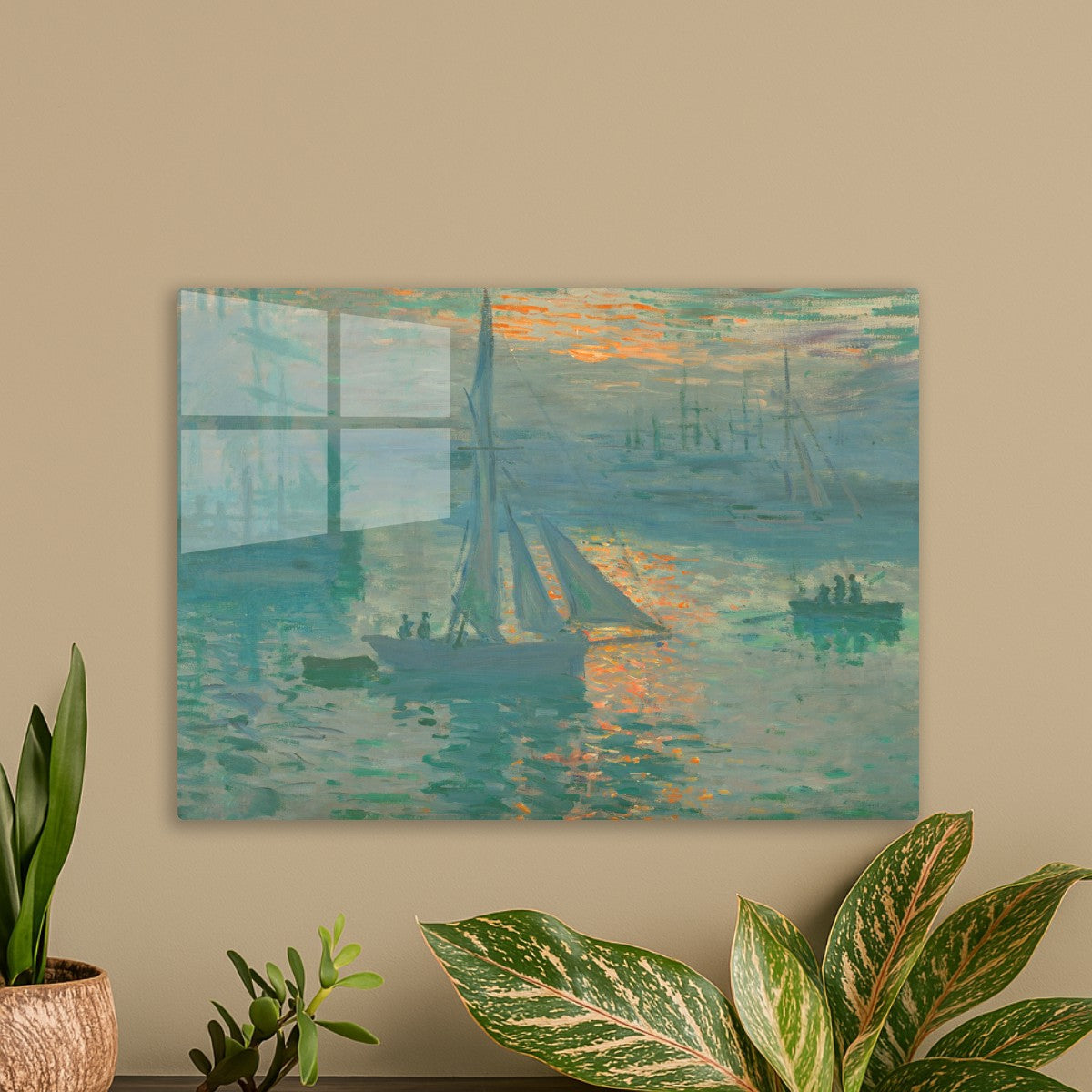 Sunrise Marine painting by Claude Monet
