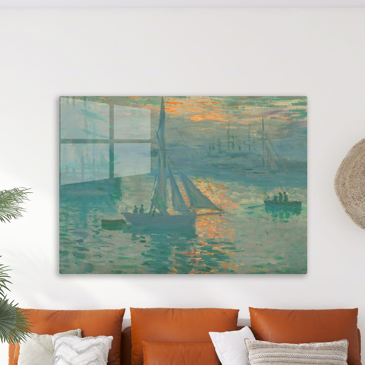 Sunrise Marine painting by Claude Monet
