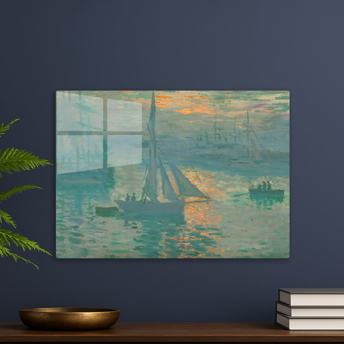 Sunrise Marine painting by Claude Monet