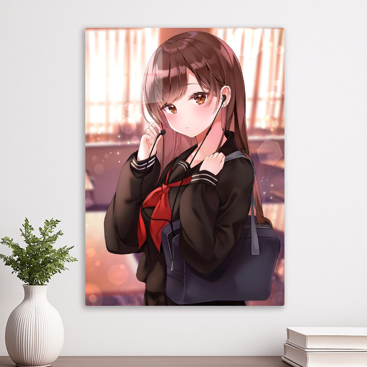Anime school girl