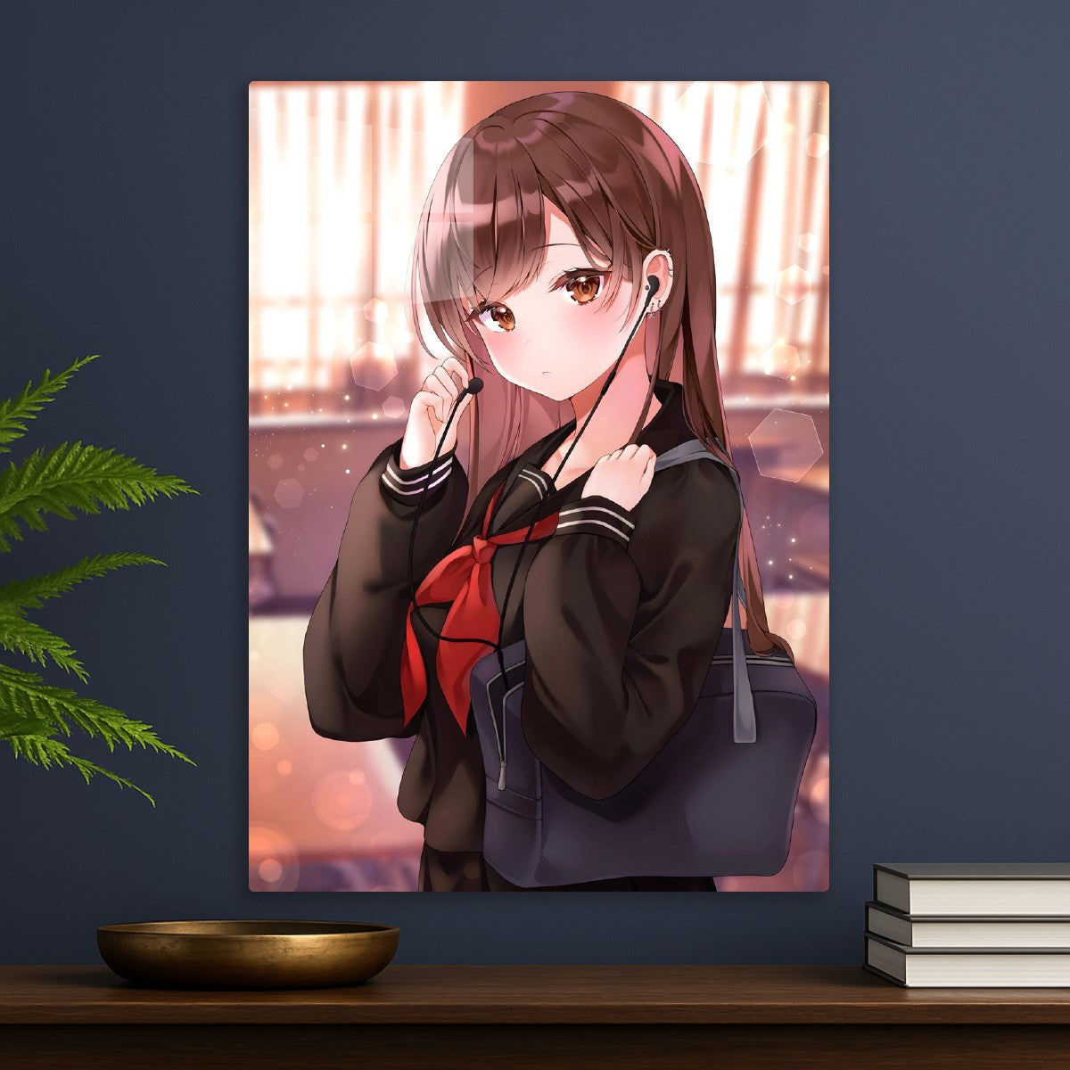 Anime school girl