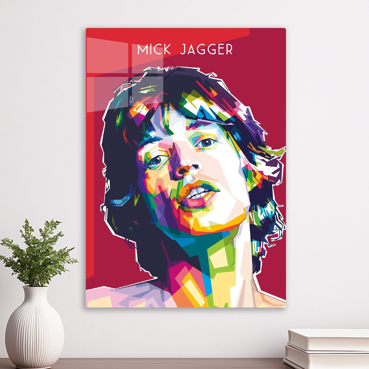 Mick Jagger WPAP Popart, the Rolling Stones