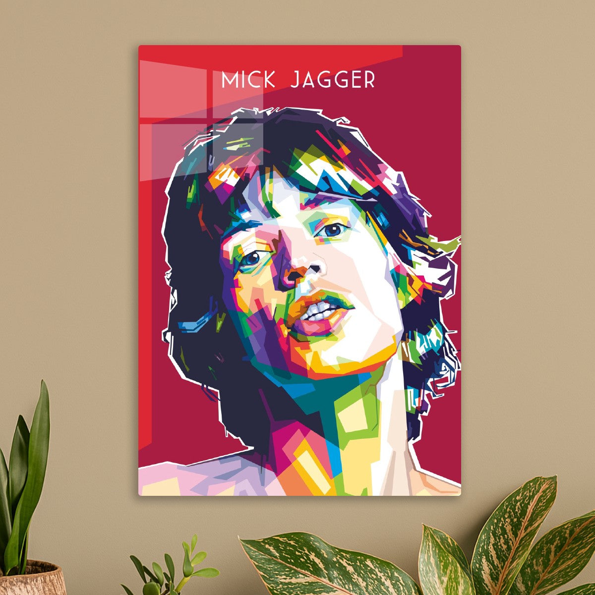 Mick Jagger WPAP Popart, the Rolling Stones