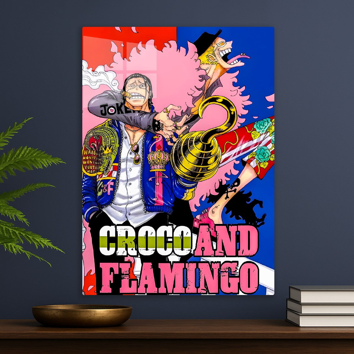 Croco and Flamingo , One Piece
