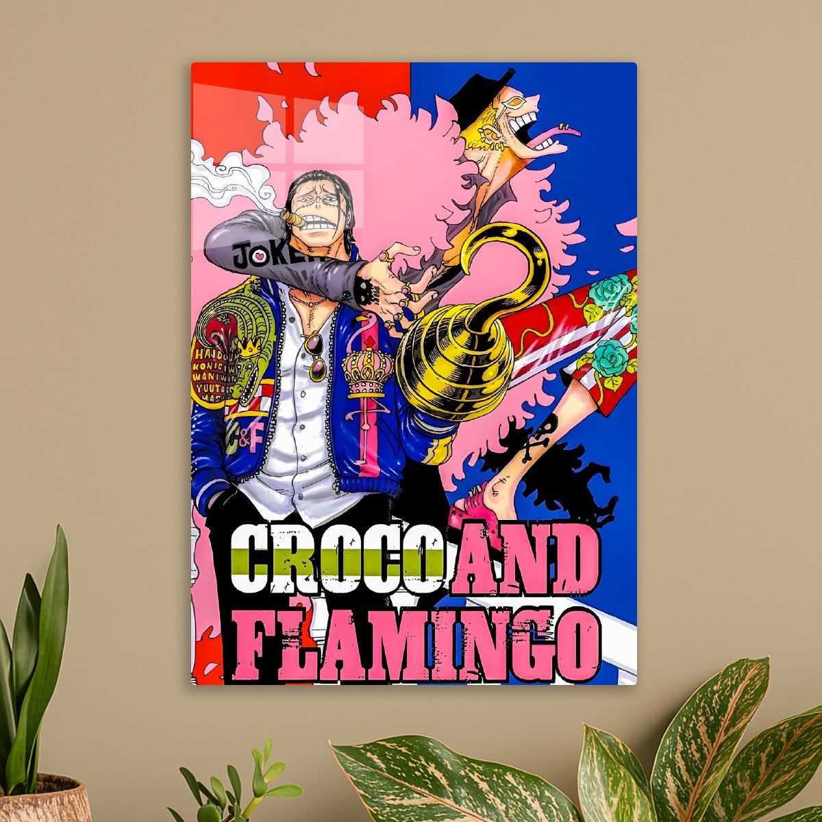 Croco and Flamingo , One Piece