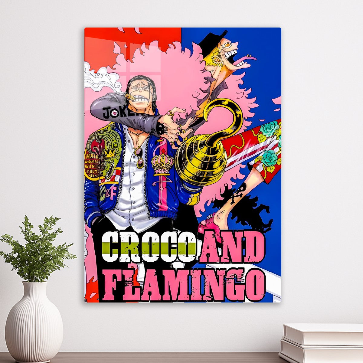 Croco and Flamingo , One Piece