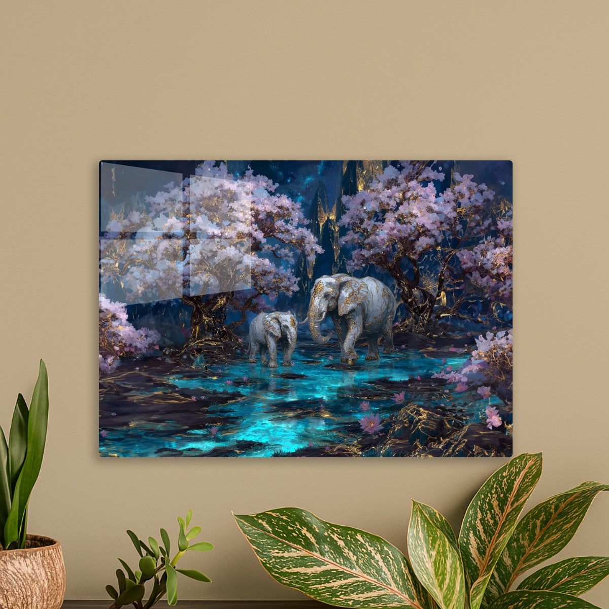 Enchanted Elephants in Bloom