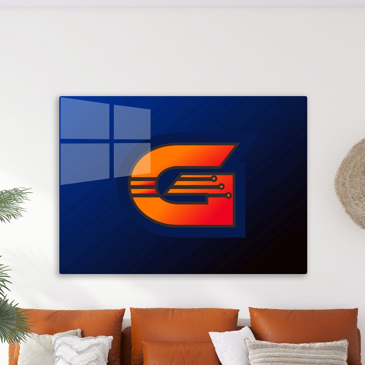 Modern Futuristic G Wall Art