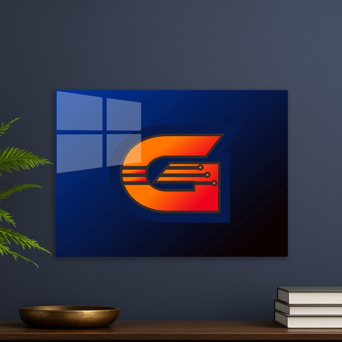 Modern Futuristic G Wall Art