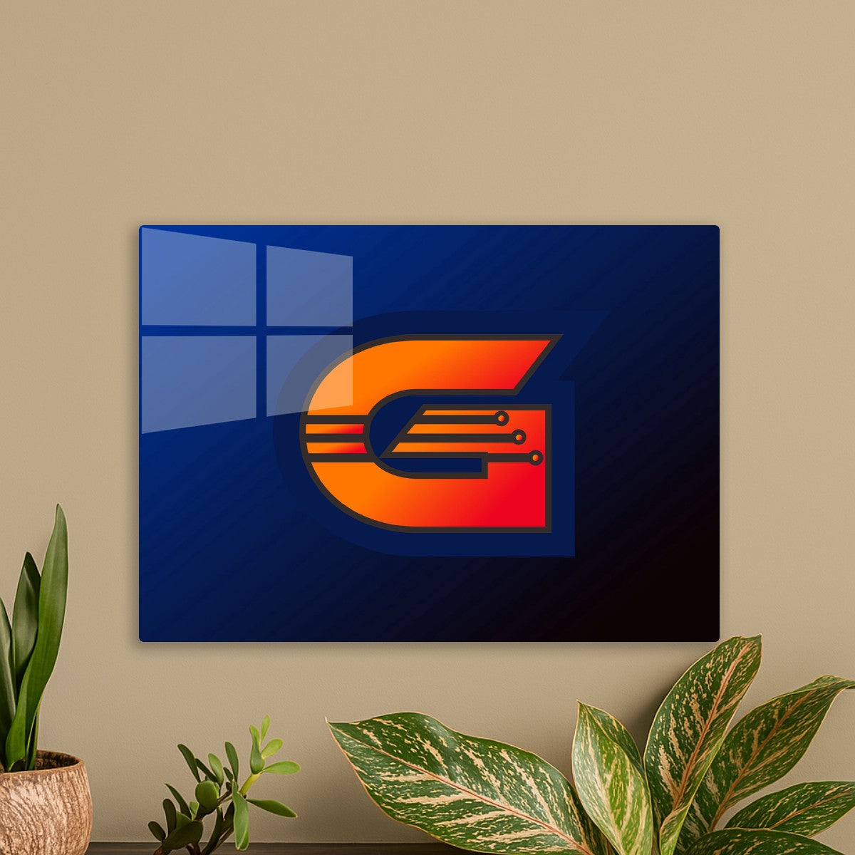 Modern Futuristic G Wall Art
