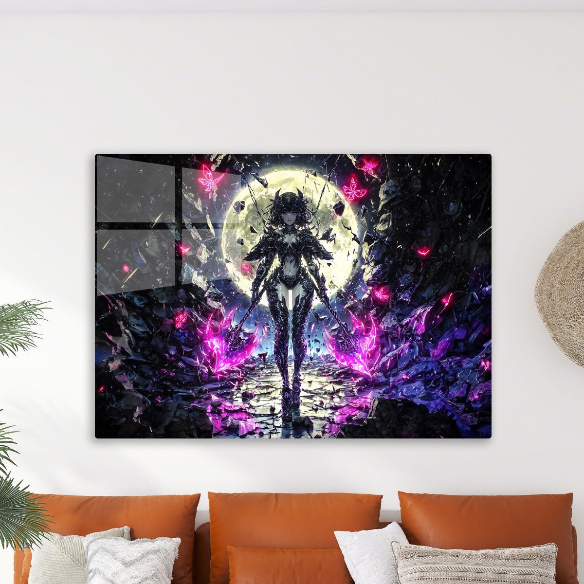 Moonlit Warrior's Descent
