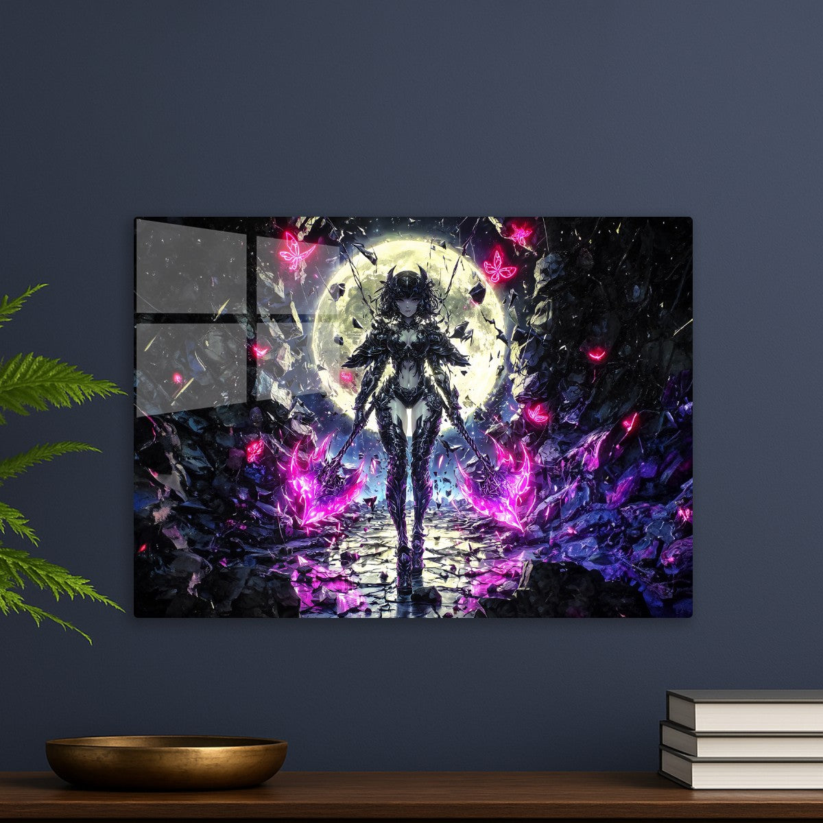 Moonlit Warrior's Descent