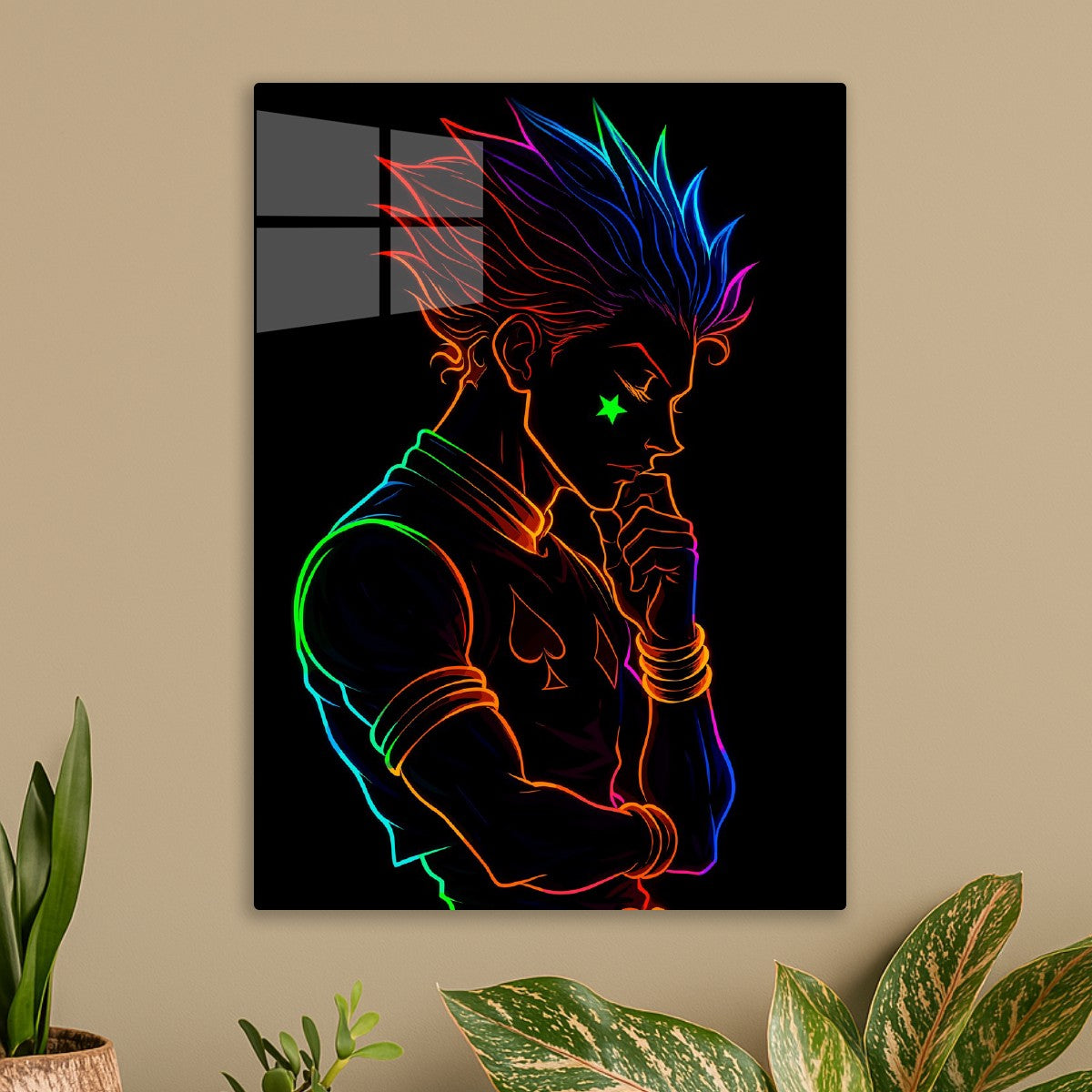 Hisoka Neon Art, Hunter x Hunter