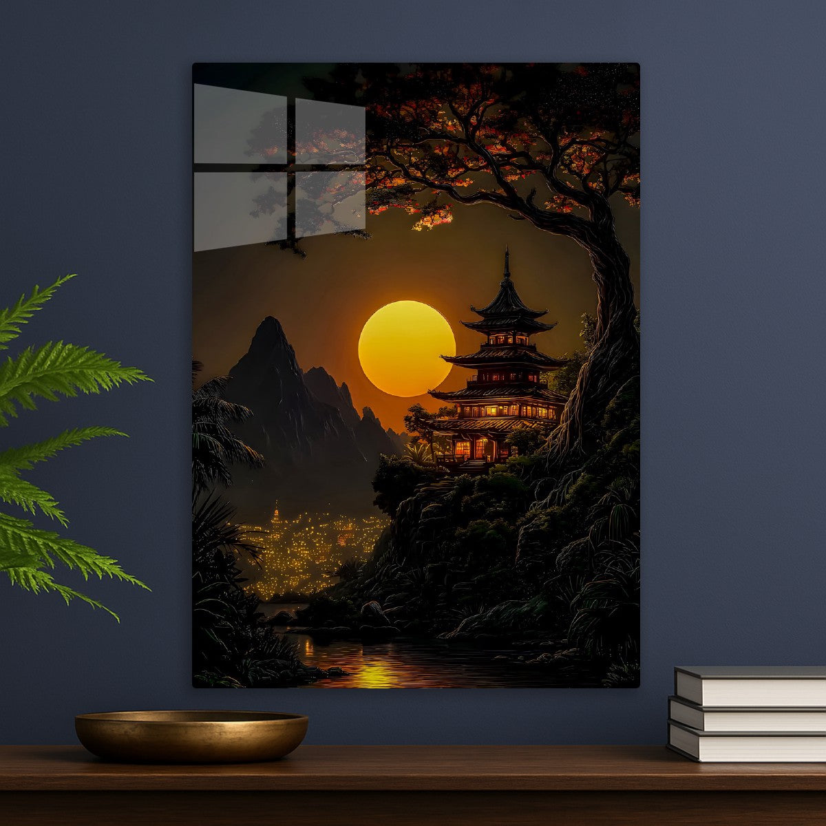 Full Moon Temple Night