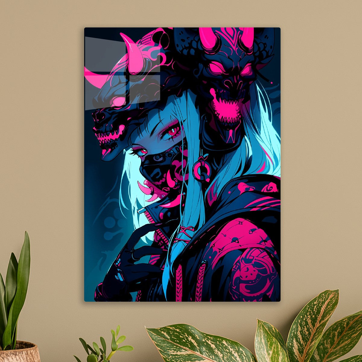Cyberpunk Oni Girl