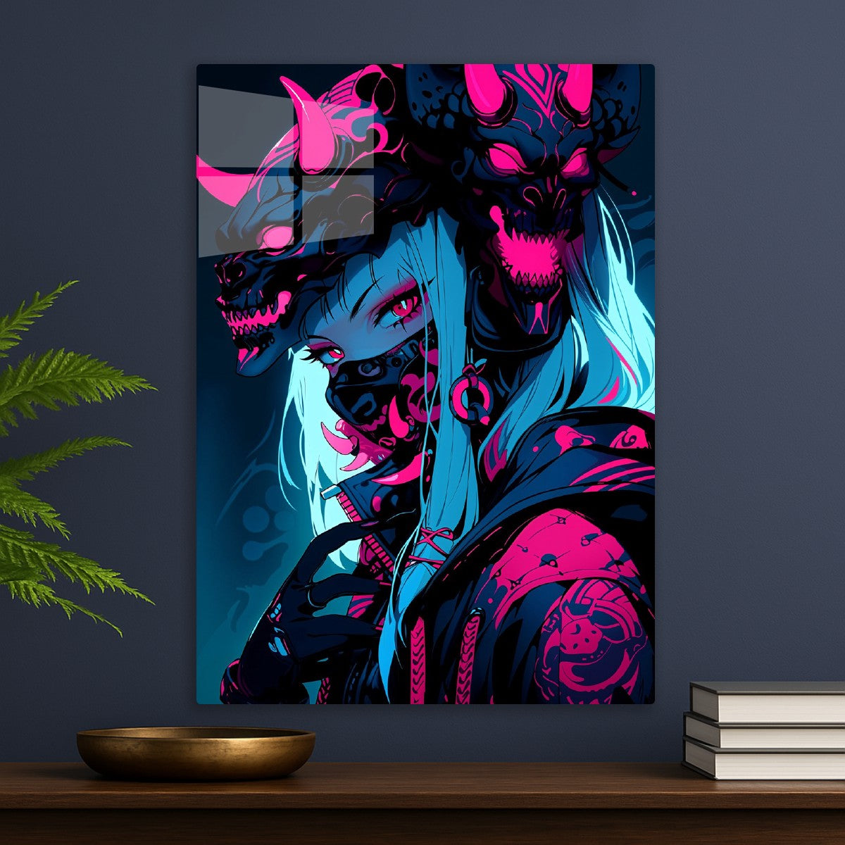 Cyberpunk Oni Girl