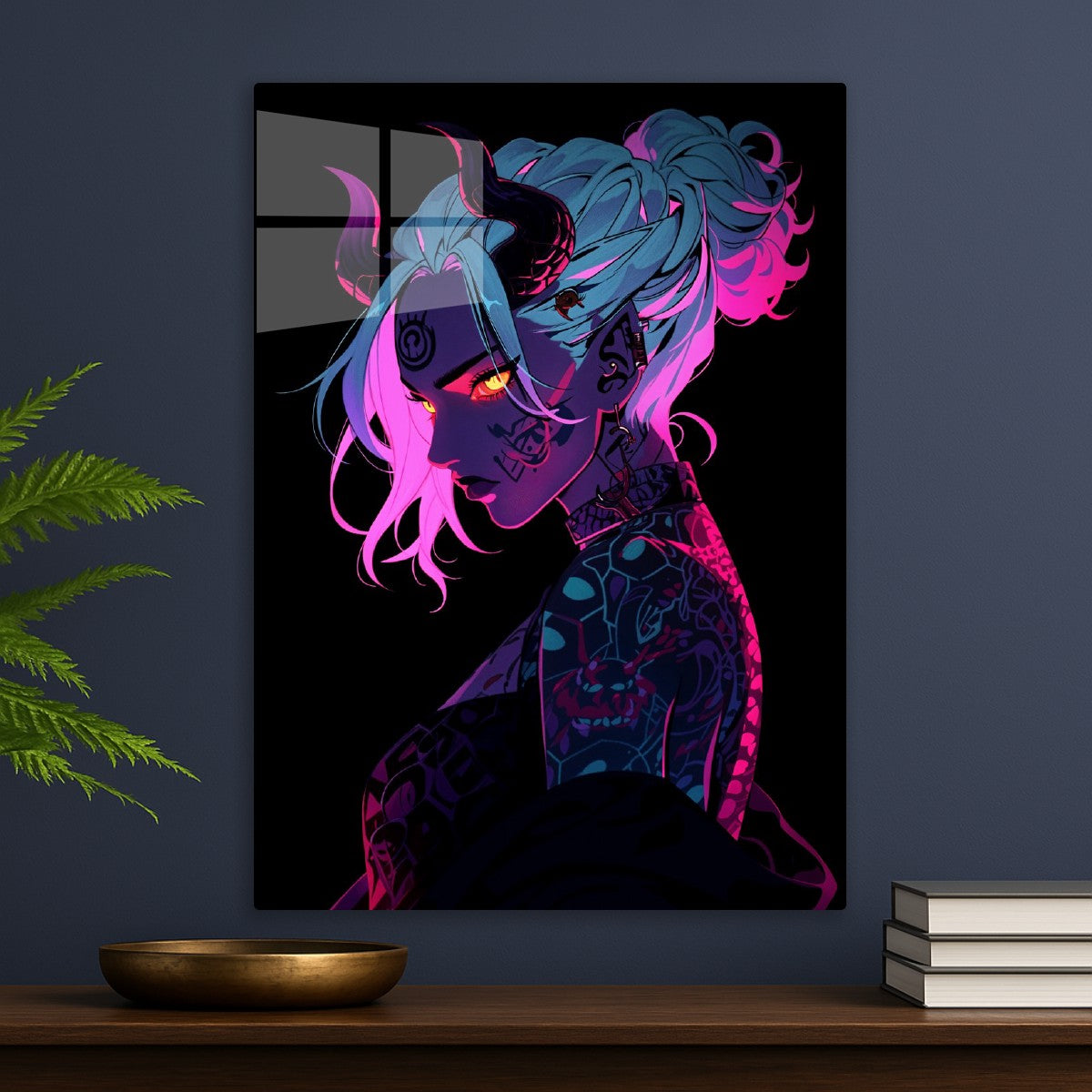 Cyberpunk Demon Girl