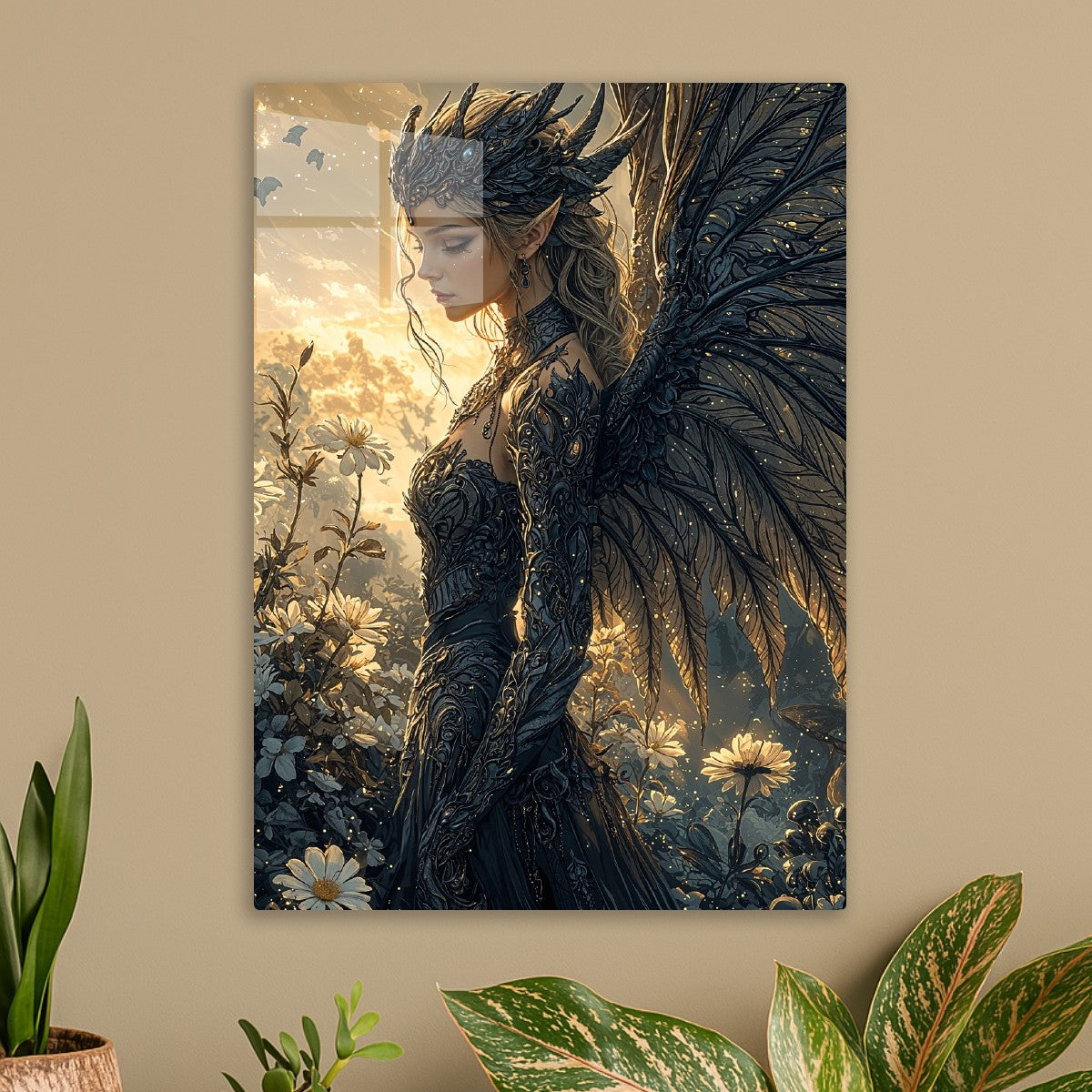 Dark Angel in Bloom