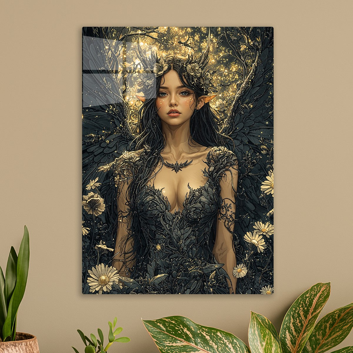 Dark Angel in Bloom