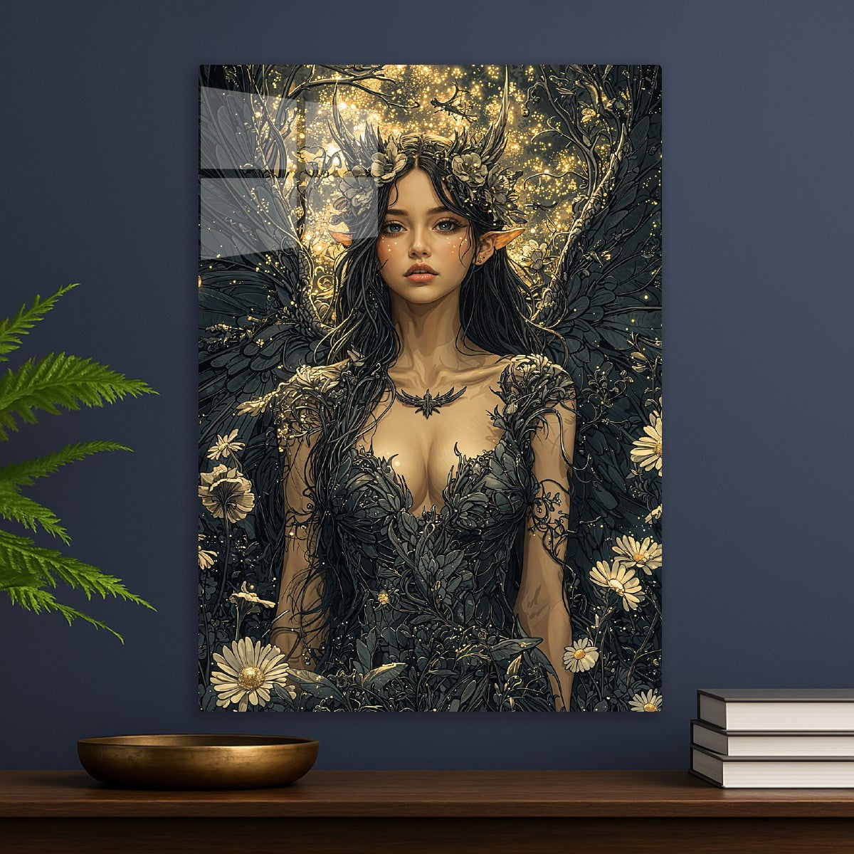 Dark Angel in Bloom
