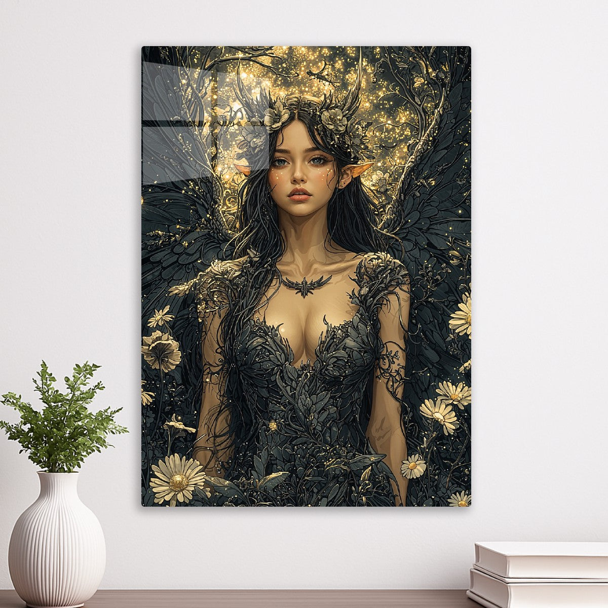 Dark Angel in Bloom