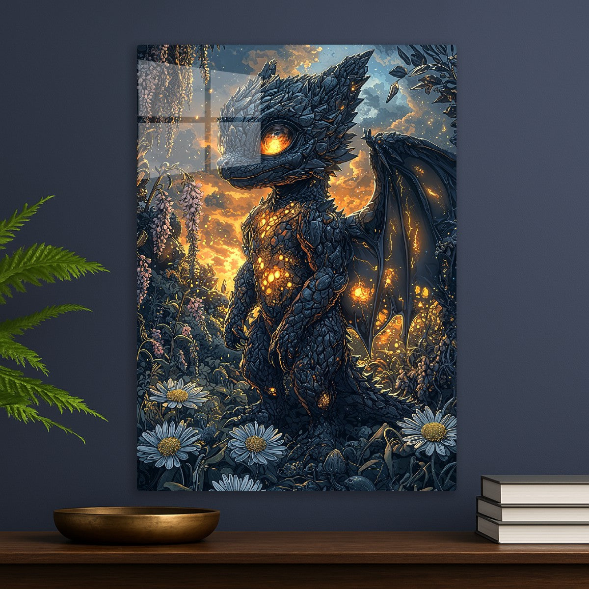 Stone Dragon in Meadow