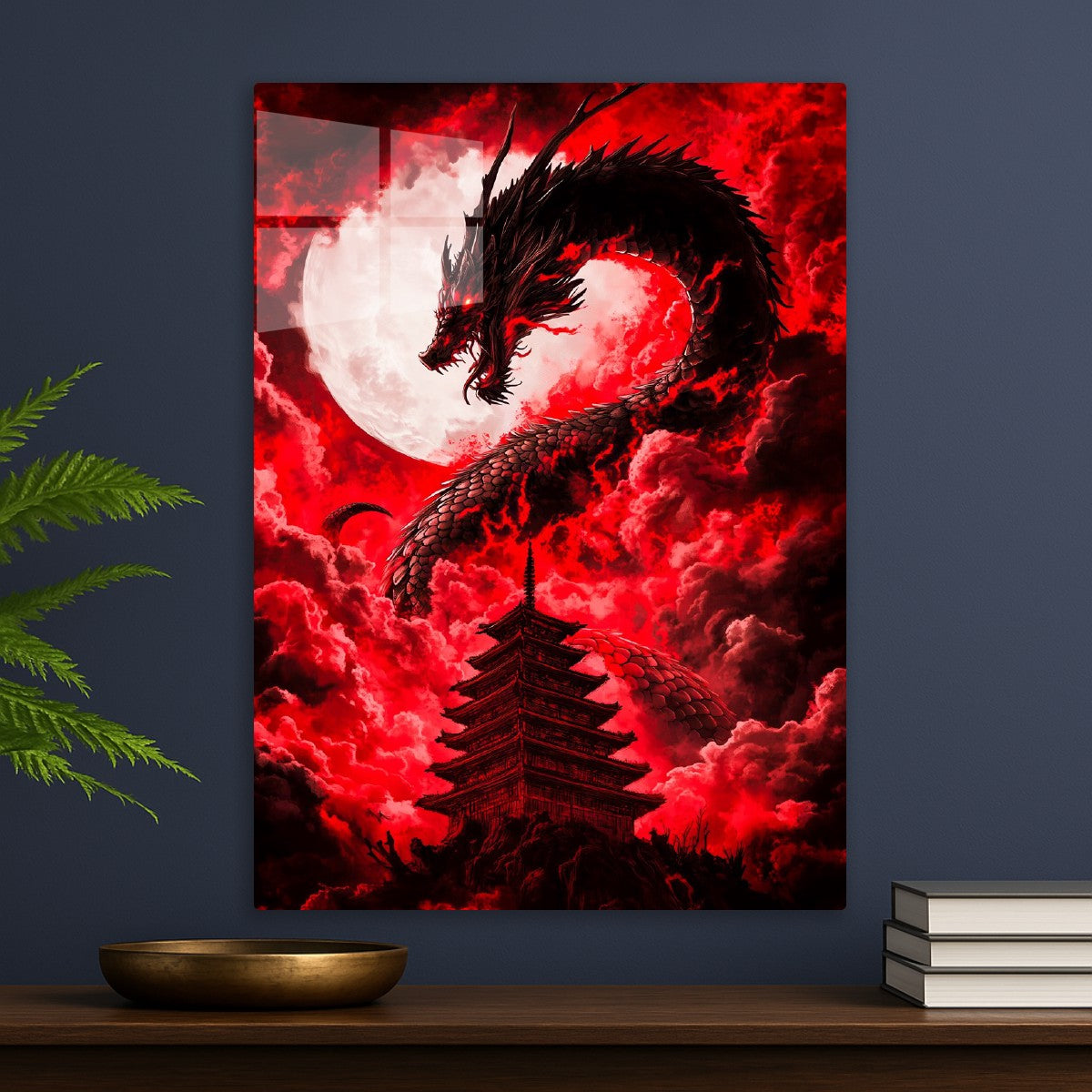 Shrine Temple and Dragon Fantasy