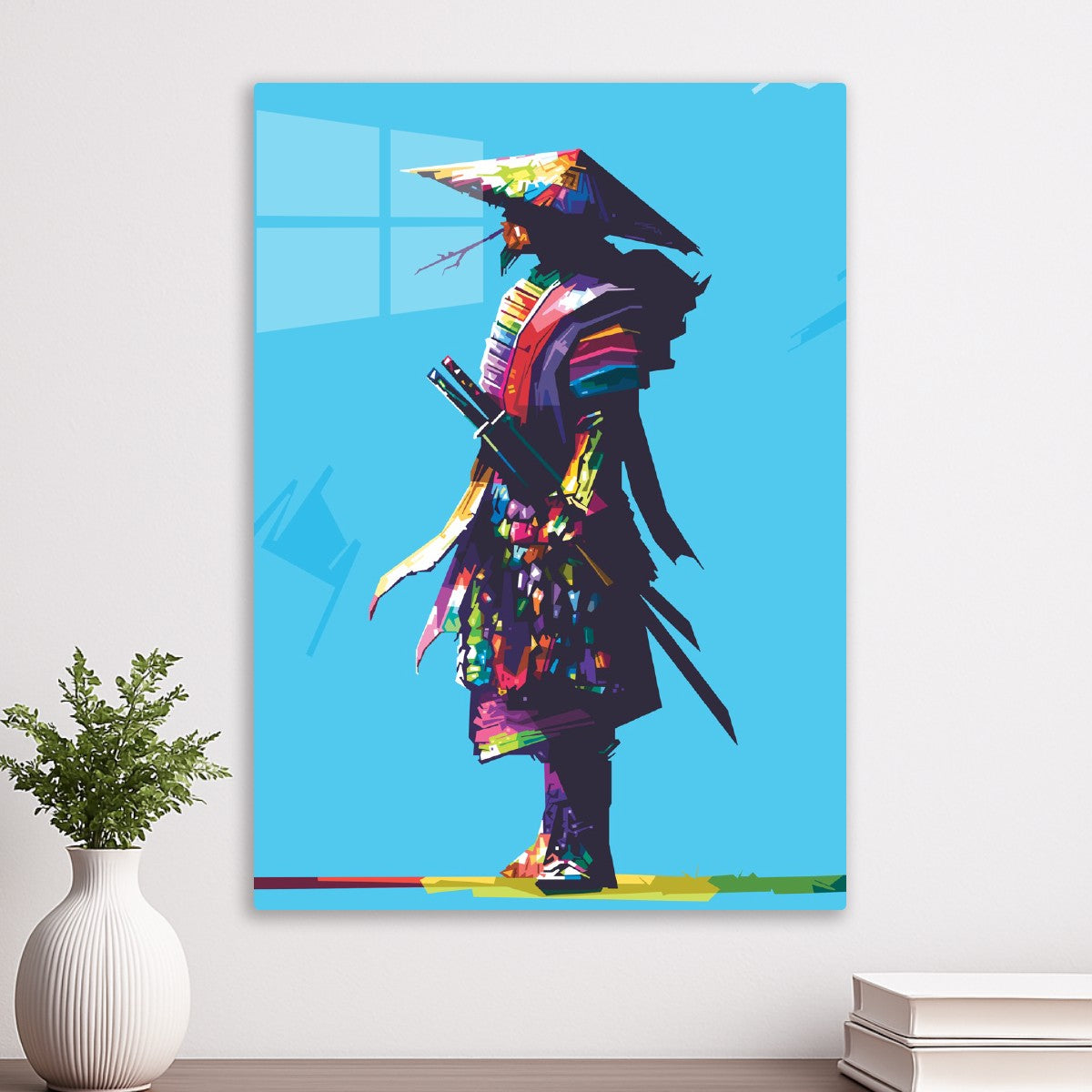 Samurai WPAP Popart