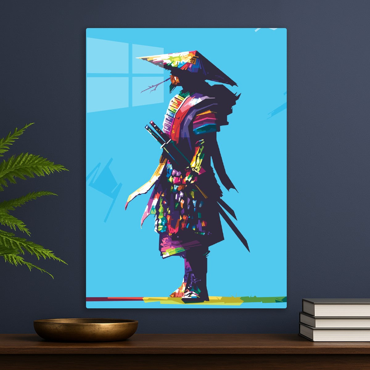 Samurai WPAP Popart