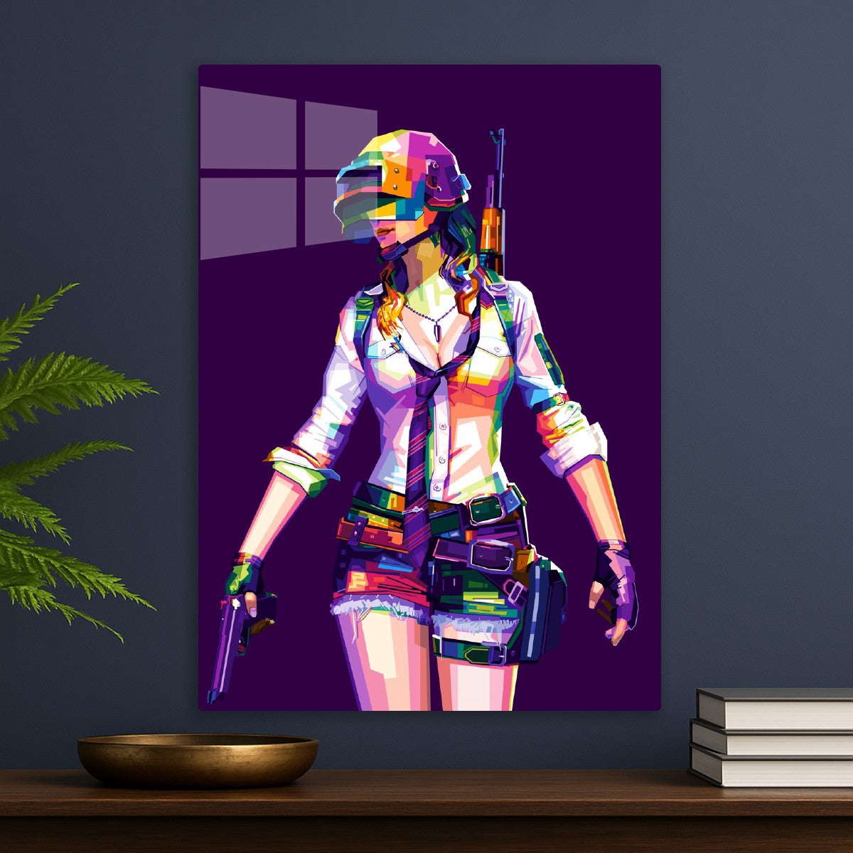 PUBG Character Women Popart