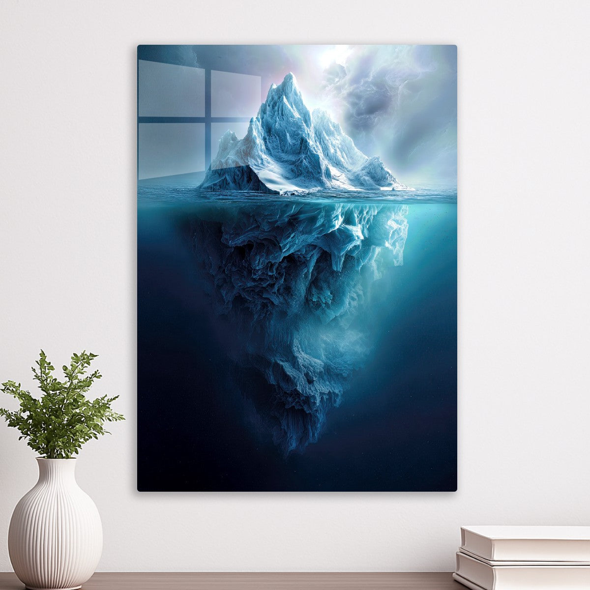 Iceburg Above and Below