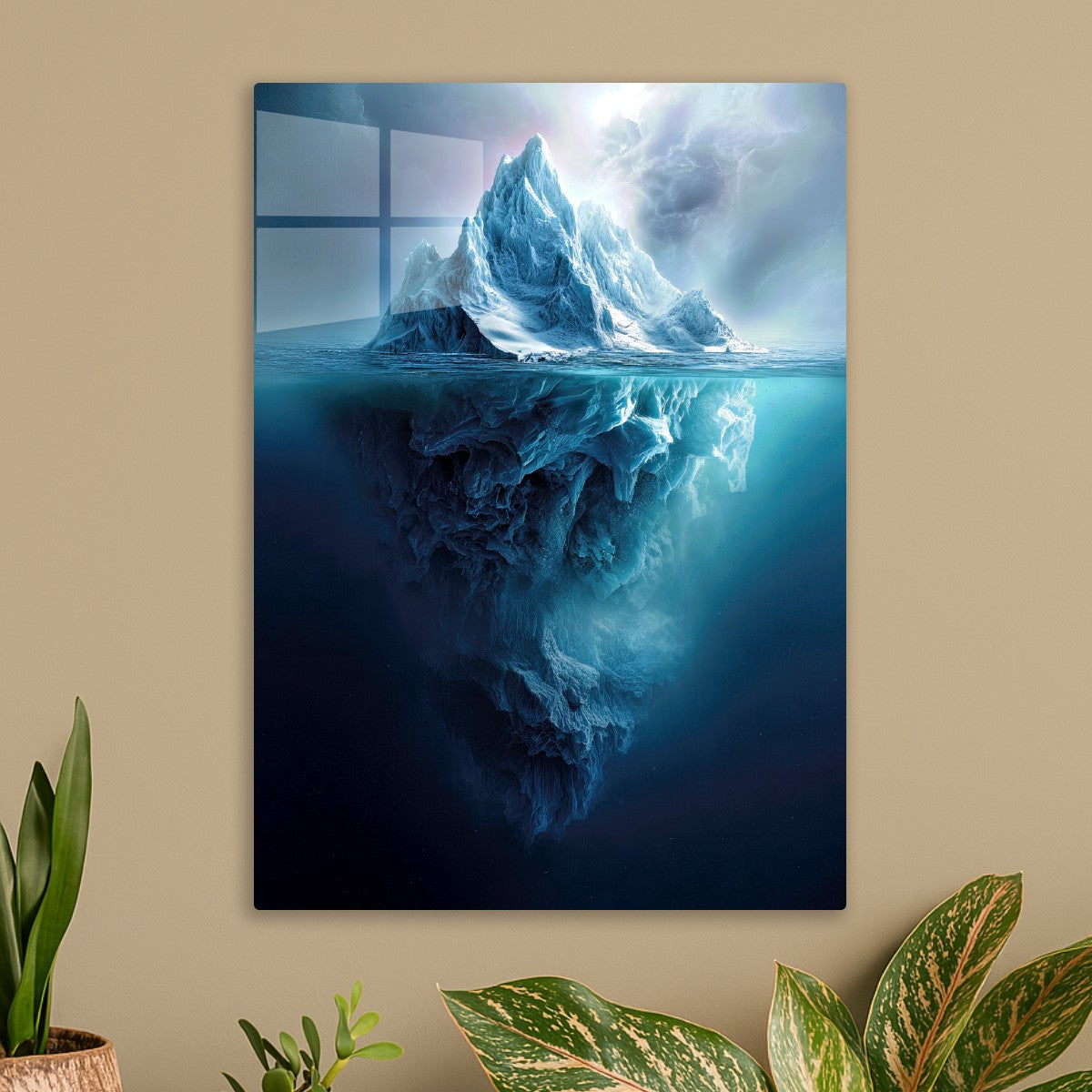 Iceburg Above and Below