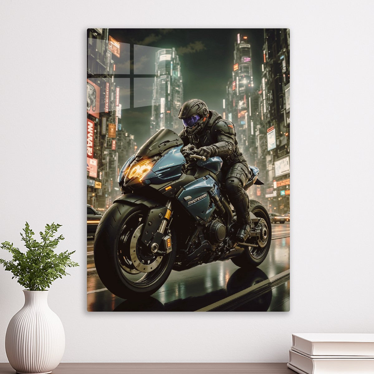 Cyberpunk Motorbike Kick It