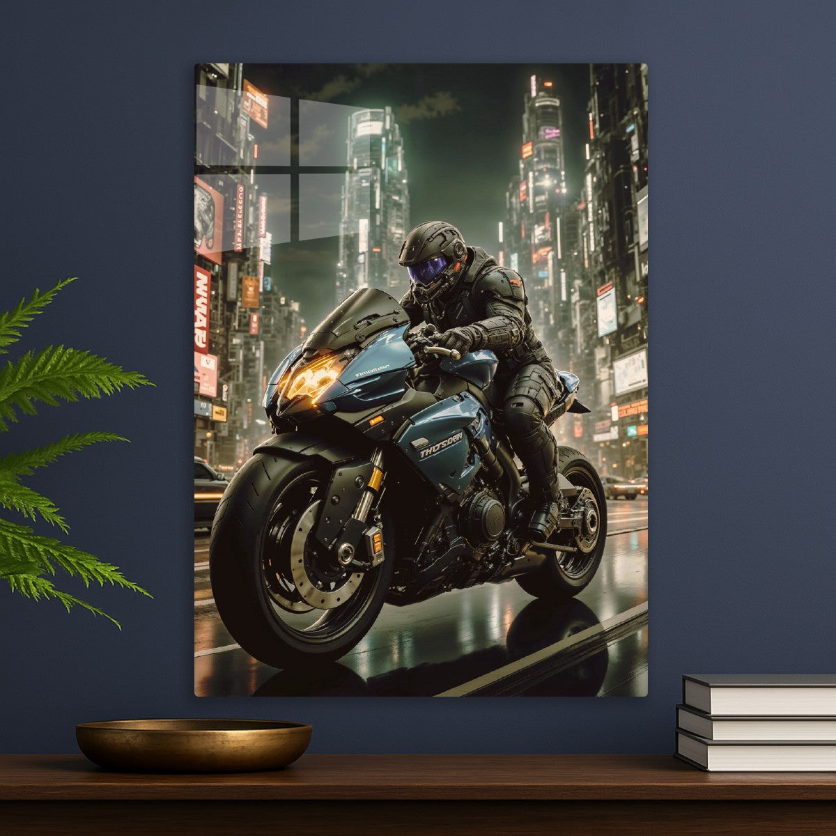 Cyberpunk Motorbike Kick It